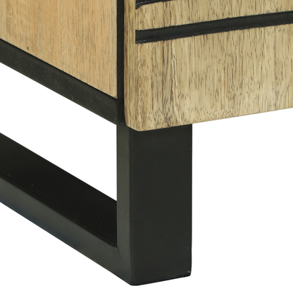 Nattbord Sengbord Tre 50x33x60 cm Massivt Mangotre