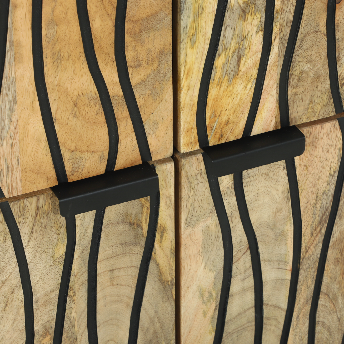 Skjenk Tre 60x33.5x75 cm massivt mangotre ogt tre