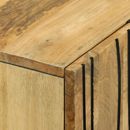 Skap Tre 60x33.5x100 cm Massivt Tre Mangotre