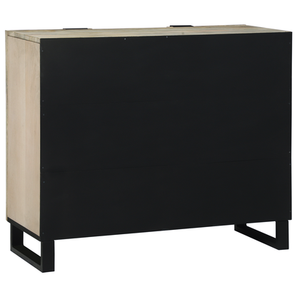 Skap Tre med hylle med lagring med dør 90 x 33.5 x 75 cm