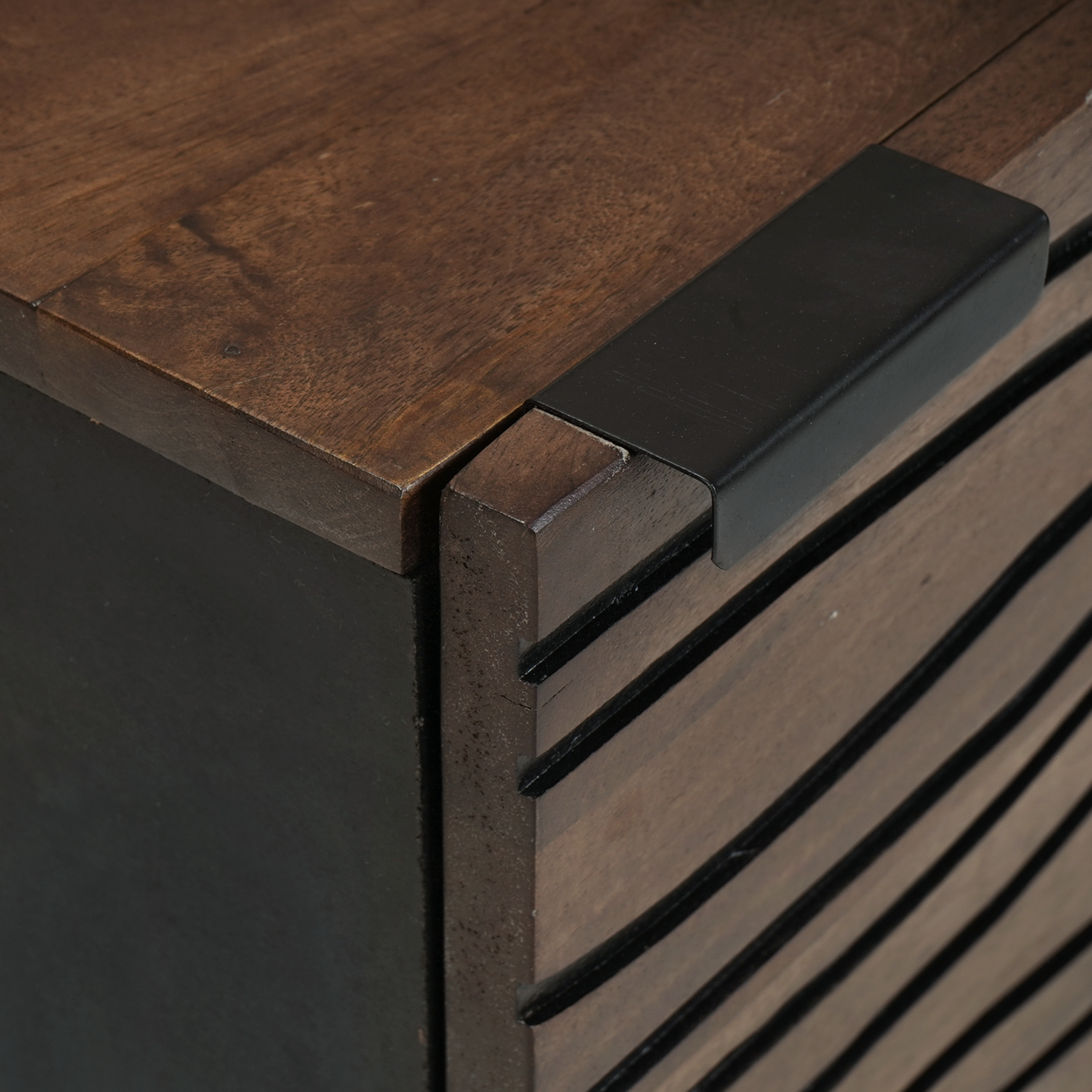 Nattbord Sengbord Tre 40x33,5x46 cm Solid Mango