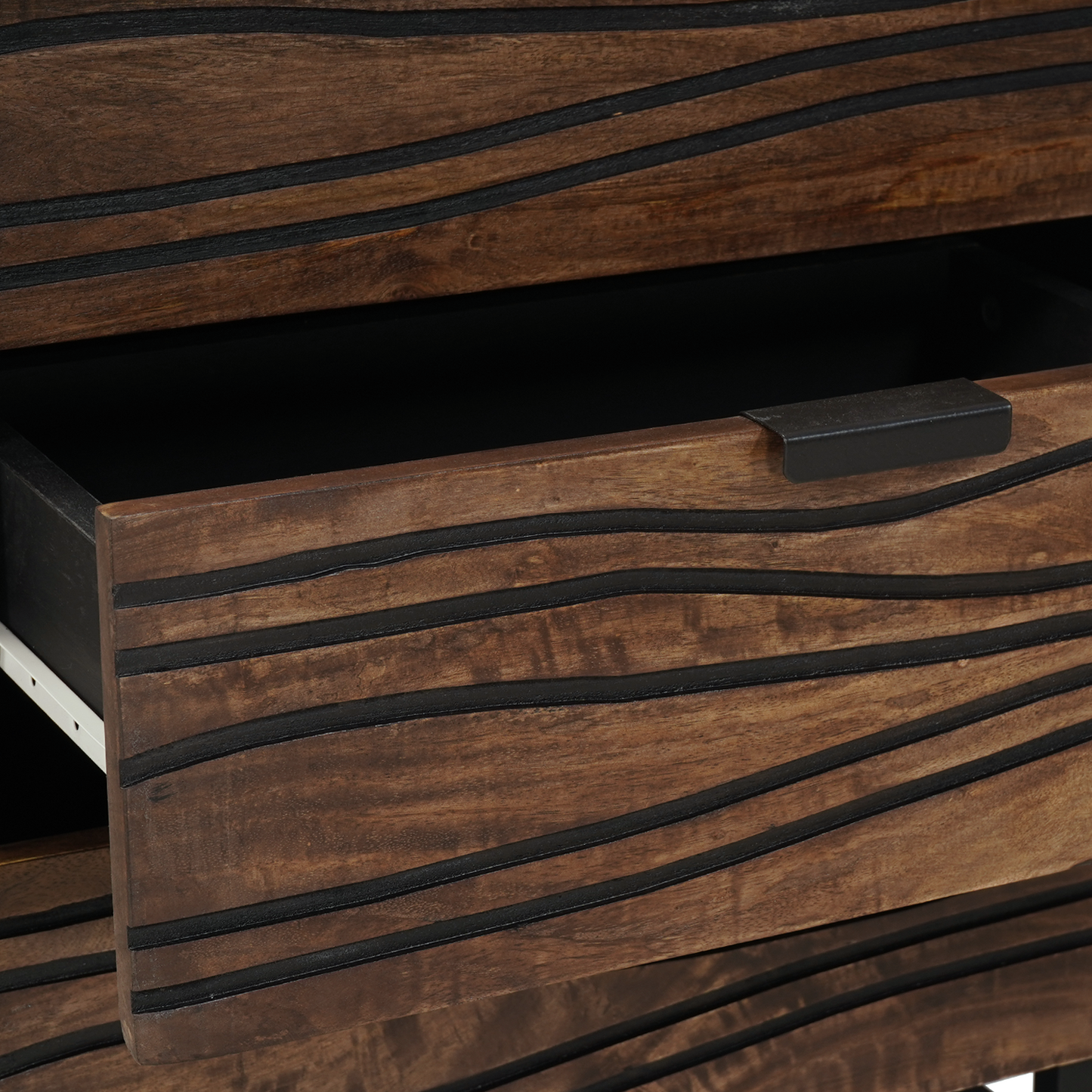 Nattbord Sengbord Tre 50x33x60 cm Solid Mangotre og