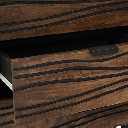 Nattbord Sengbord Tre 50x33x60 cm Solid Mangotre og