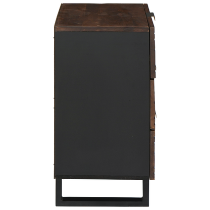 Nattbord Sengbord Tre 50x33x60 cm Solid Mangotre og