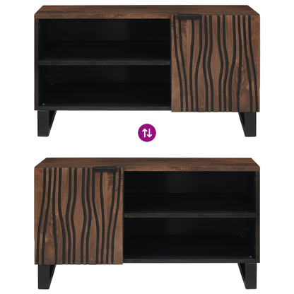 Kommode Brun 80x31.5x46 cm Solid Tre Mango