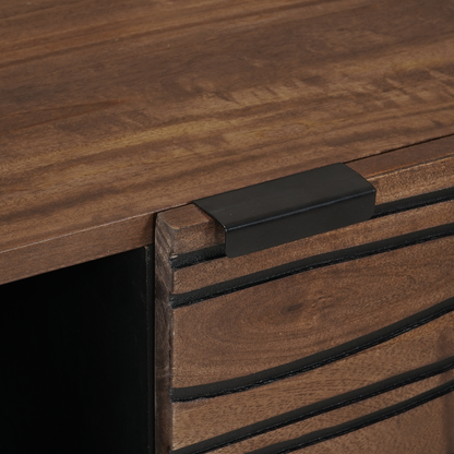 Skap Tre 80x33.5x75 cm solid Tre mango