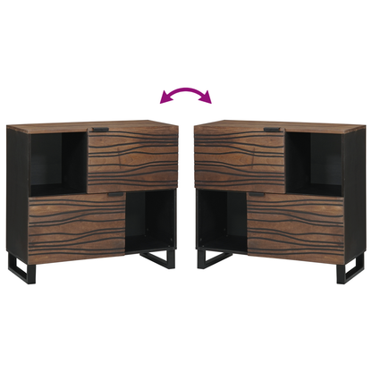 Skap Tre 80x33.5x75 cm solid Tre mango