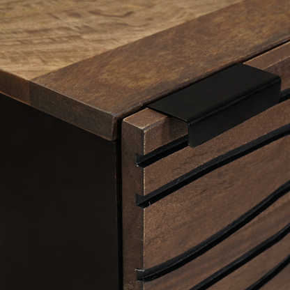 Skap Tre Valnøtt med hylle Annet med lagring med dør Brun 40 x 33.5 x 110 cm