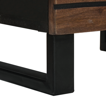 Skap Tre Valnøtt med hylle Annet med lagring med dør Brun 40 x 33.5 x 110 cm