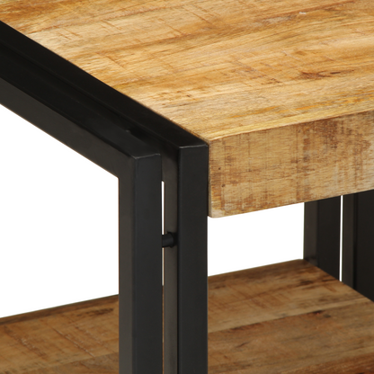 Salongbord Sofabord Tre 40x50x38 cm Solid Grovt Tre Mango