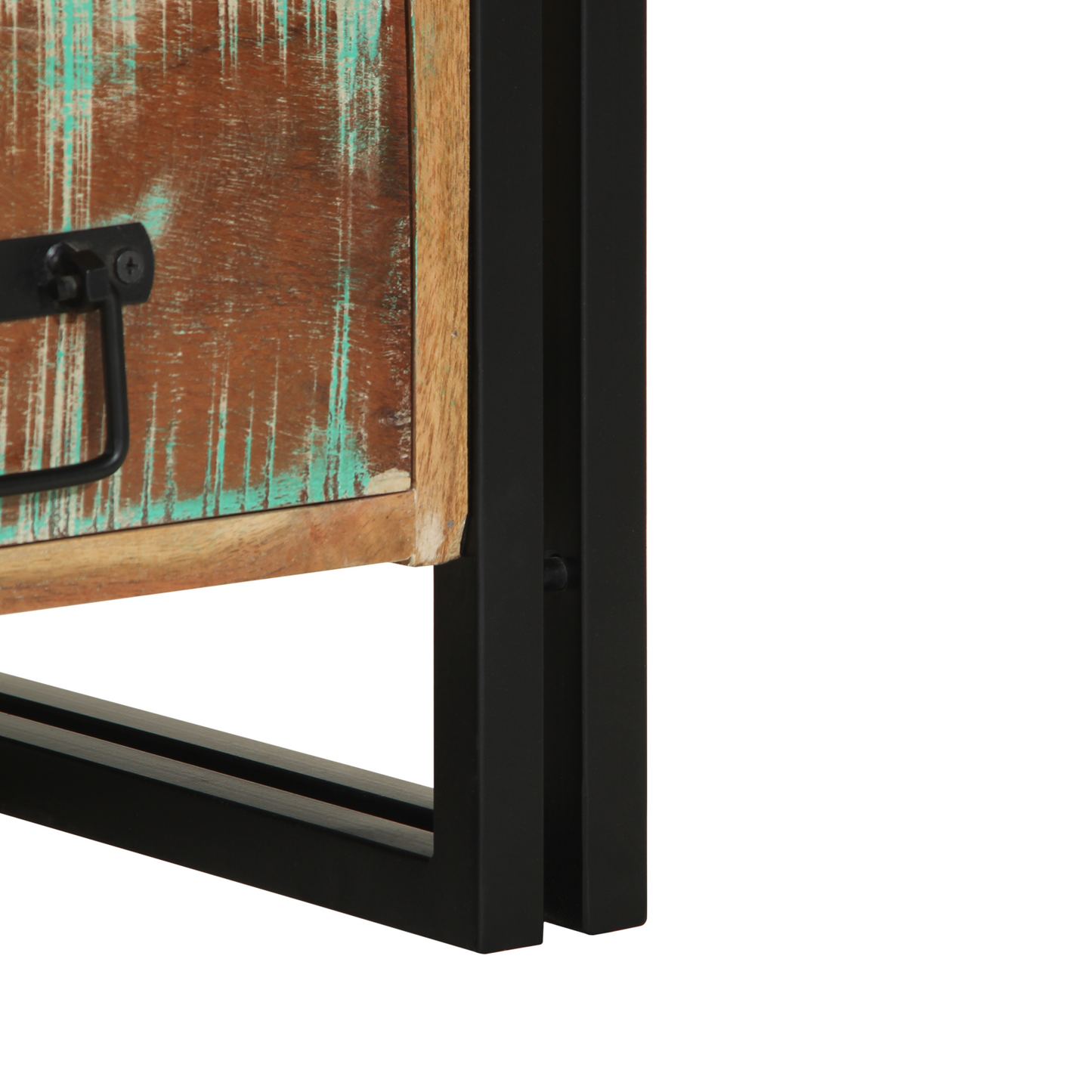 Nattbord Sengbord Tre Gjenvunnet Heltre Flerfarget 40x35x50 cm