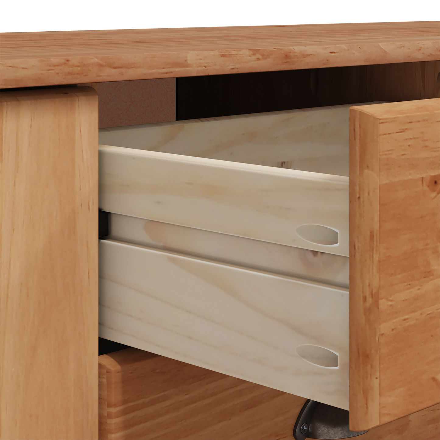 Skjenk Tre "ASKIM" 133,5x40x79 cm Massivt Furutre