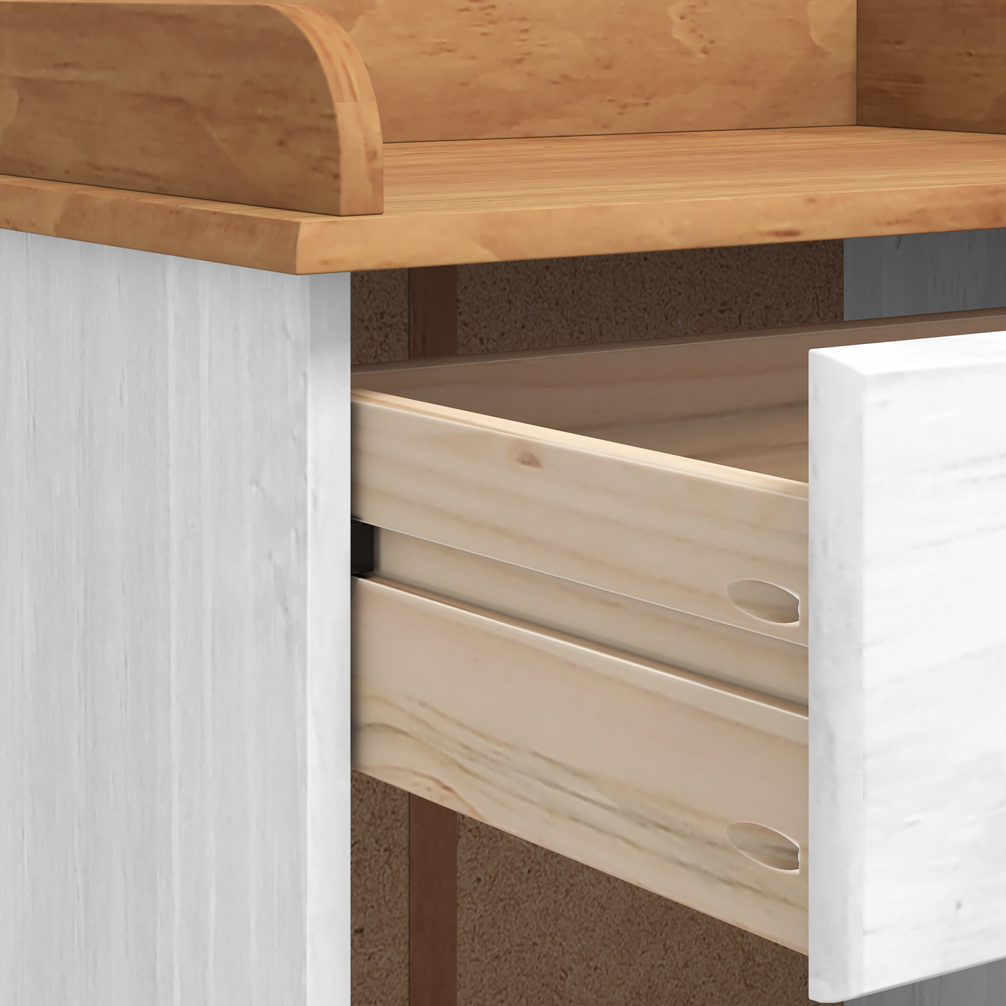 Vinstativ Vinskap "ASKIM" med 12 Flaskeholdere Hvit Solid Tre Furu