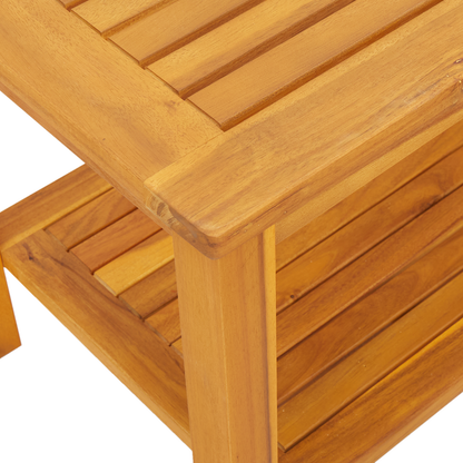 Salongbord Sofabord Tre 90x50x45 cm Massivt akasietre