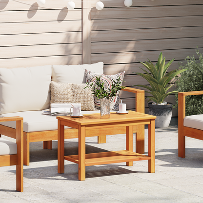 Salongbord Sofabord Tre 90x50x45 cm Massivt akasietre