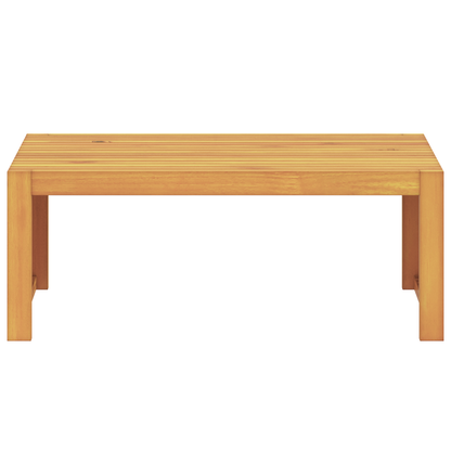 Salongbord Sofabord Tre 90x45x35 cm Massivt Tre Akasie