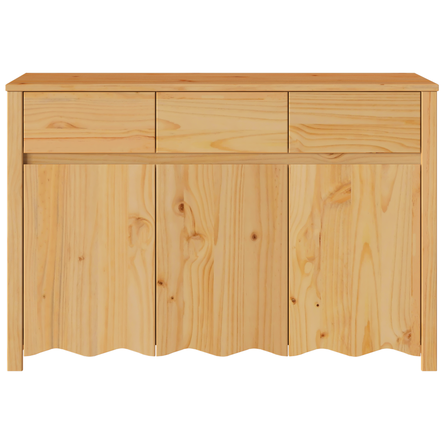 Skjenk Tre "DRAMMEN" 114x43x75,5 cm Solid Tre Furu