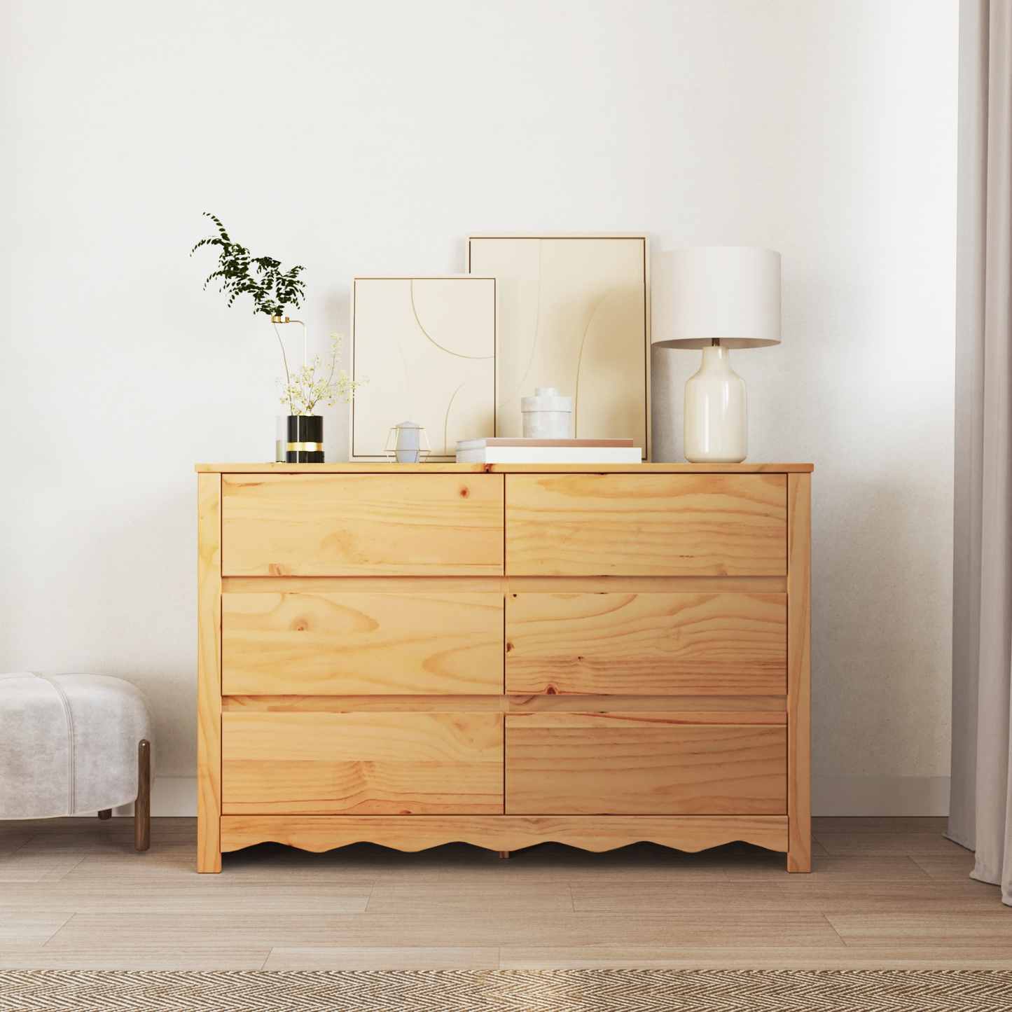 Kommode Tre heltre furu 111x43x73,5 cm