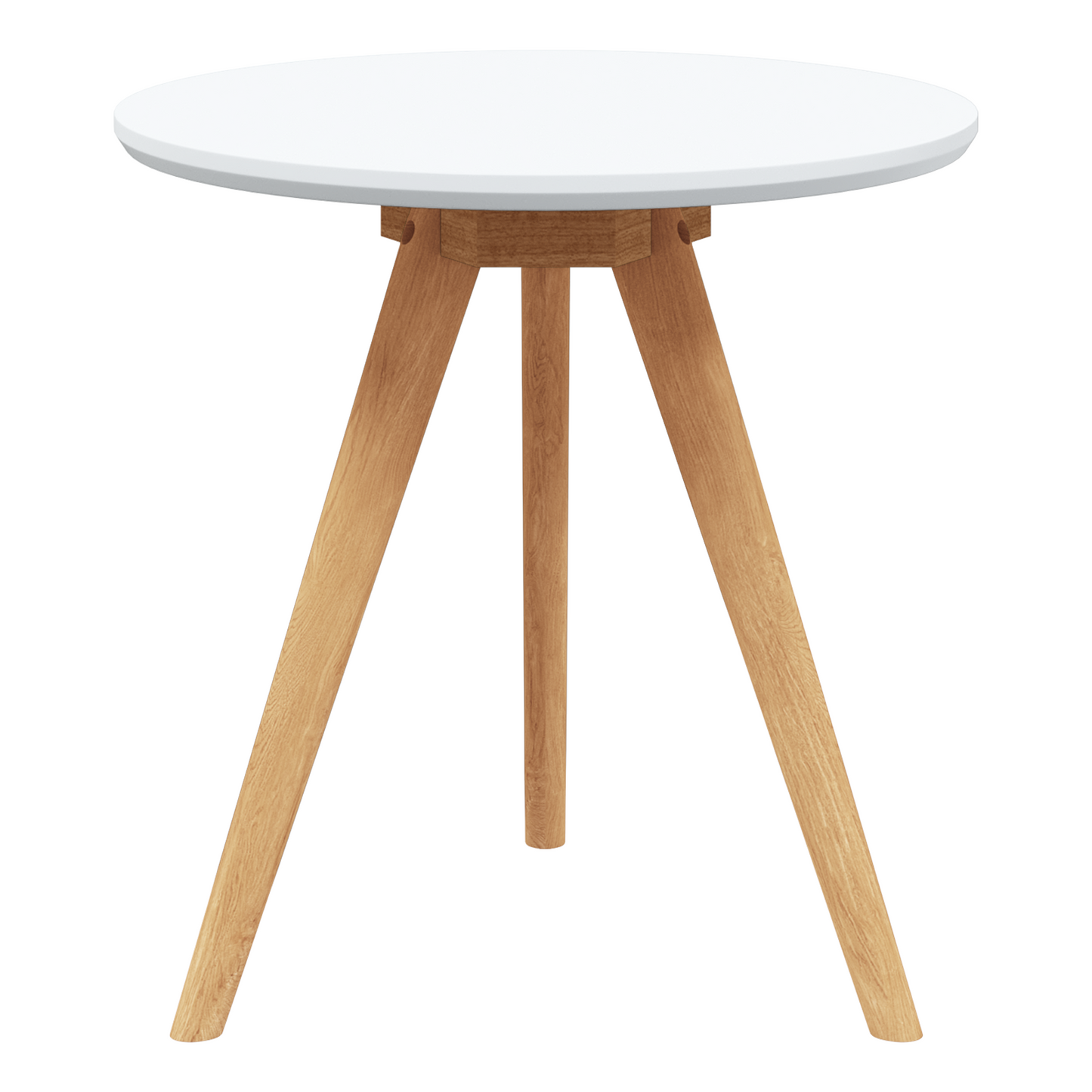 Salongbord Sofabord Hvit i solid tre, valnøtt